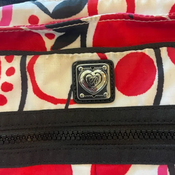 Brighton Red Cherry Crossbody Bag / Purse, Matching Brighton Wallet Available - Picture 6 of 13